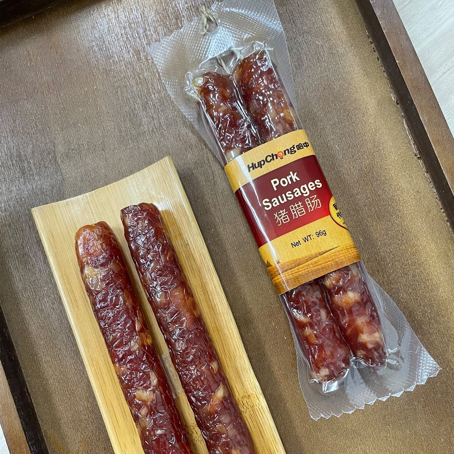 Chinese Pork Sausage 96g By Hup Chong - Chop Hup Chong