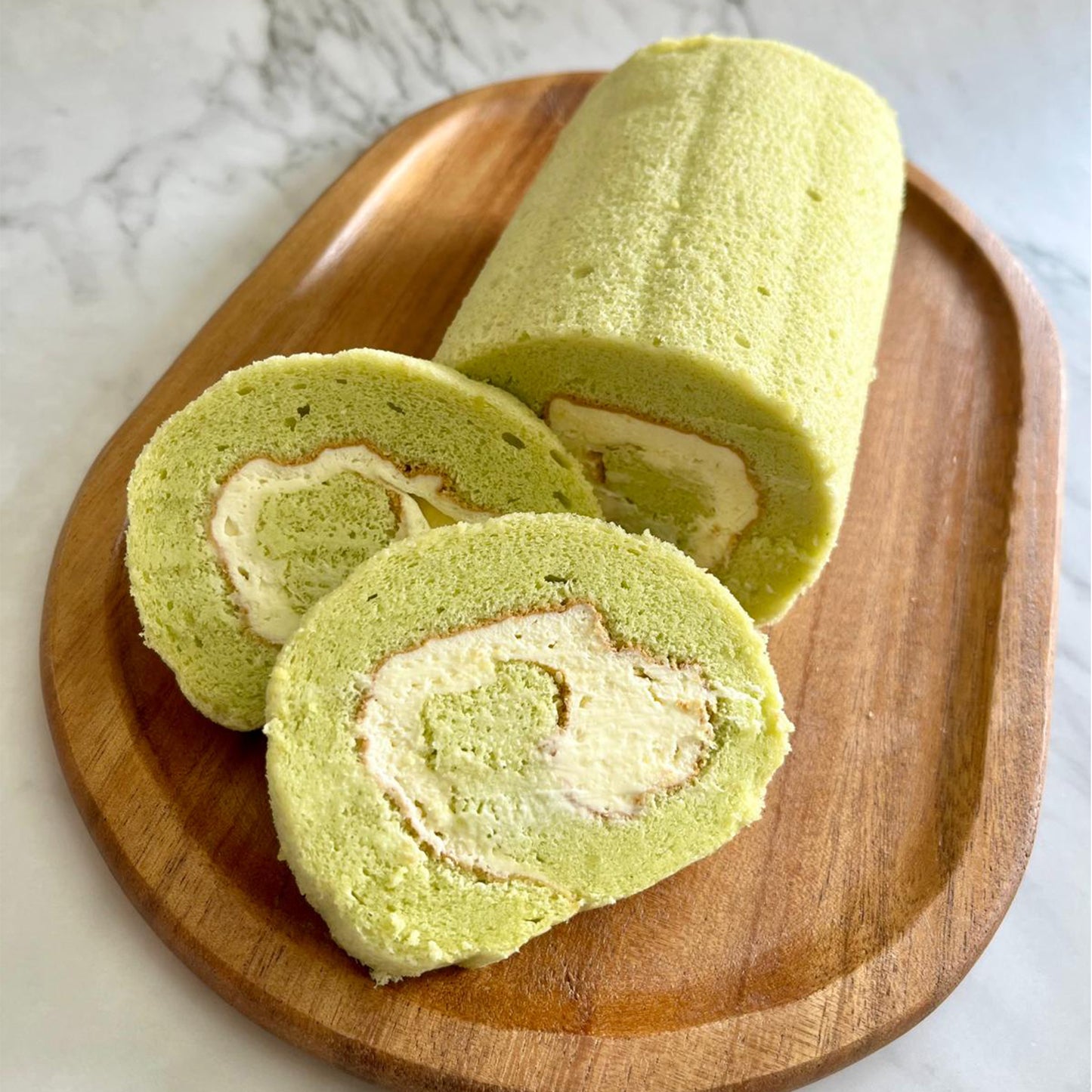 Pandan Swiss Roll