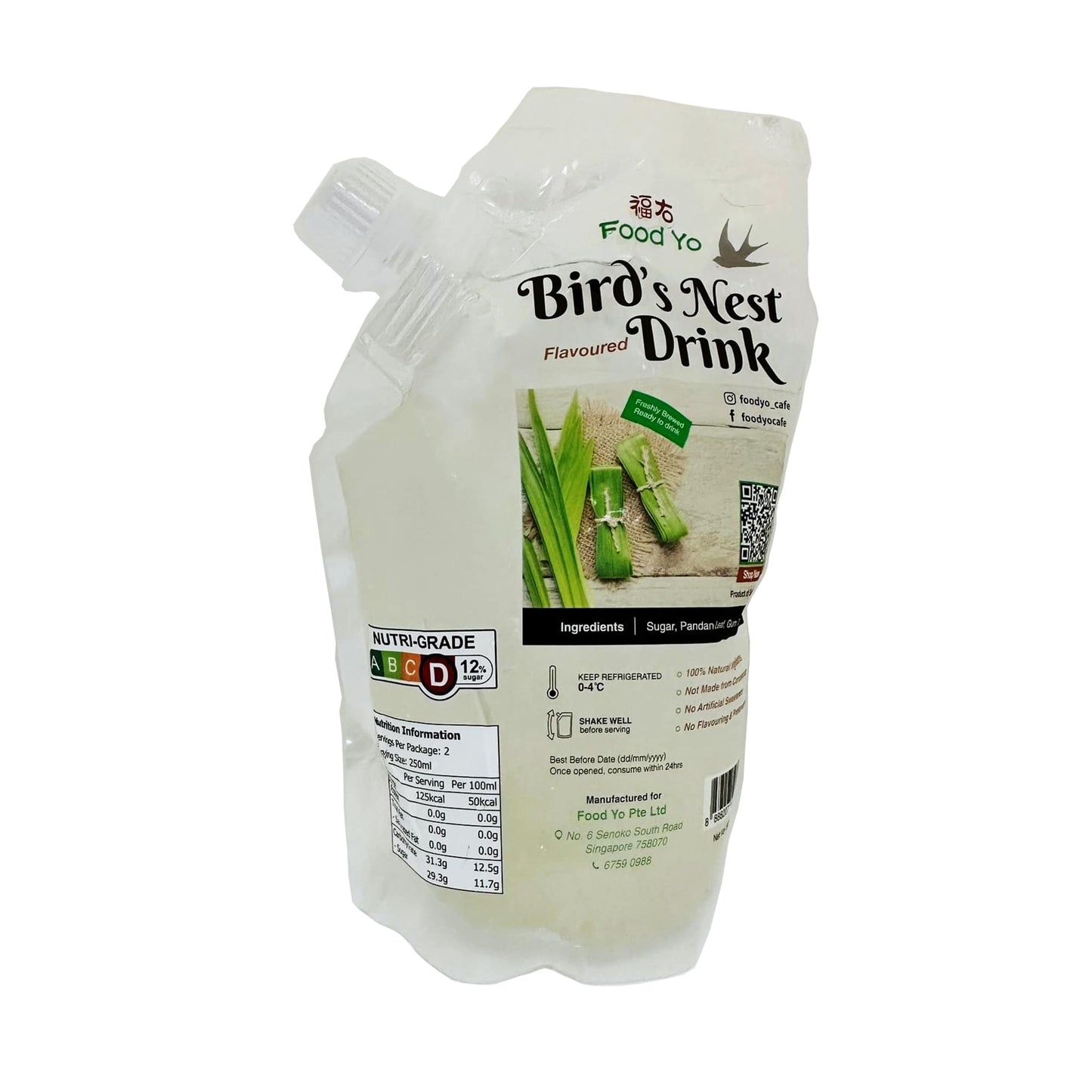 Flavoured Bird's Nest Drink 500ml By Food Yo - Chop Hup Chong