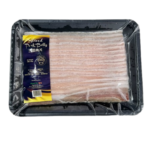 Frozen Sliced Pork Belly 300g By Food Yo - Chop Hup Chong