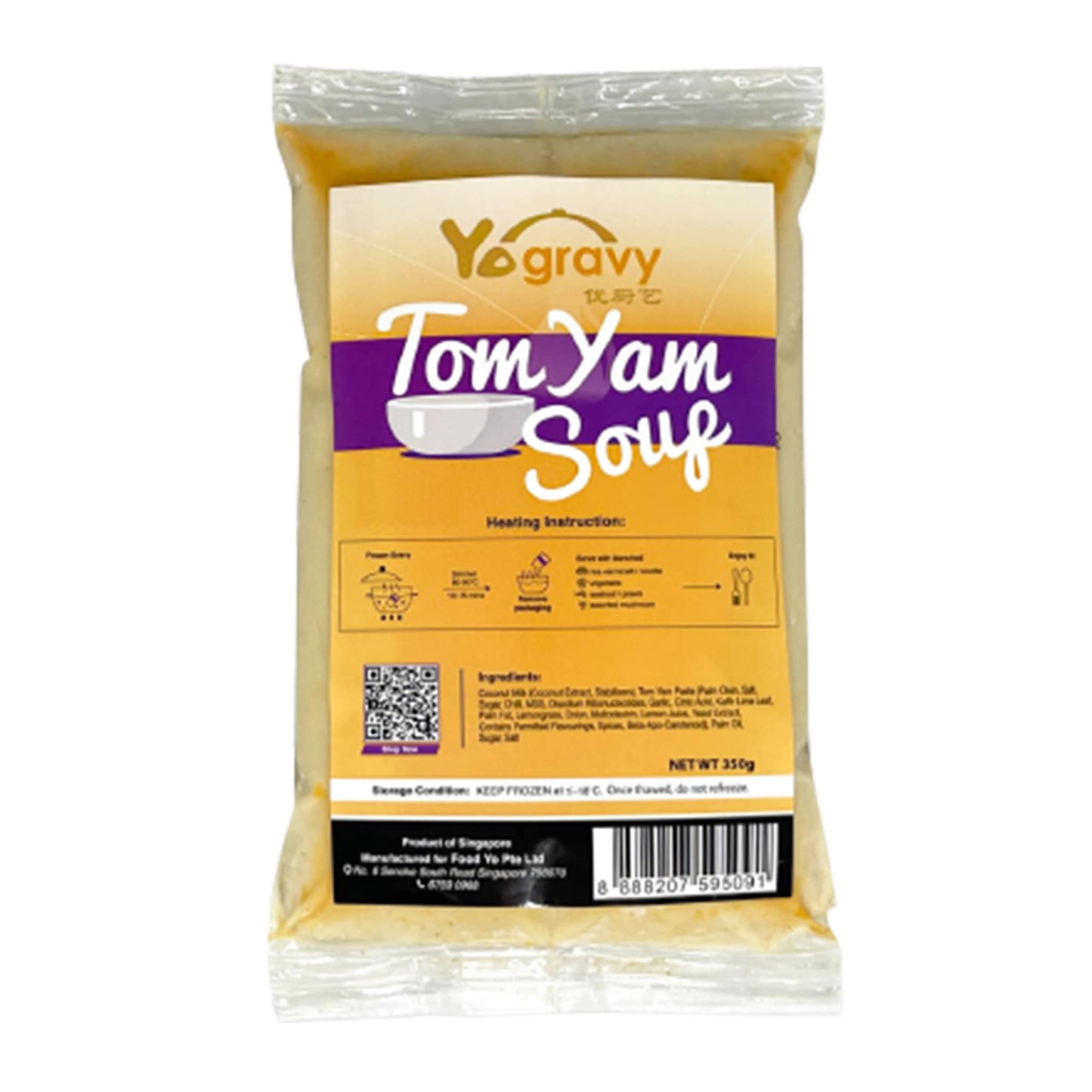 Yogravy Tom Yam Soup 350g By Food Yo - Chop Hup Chong