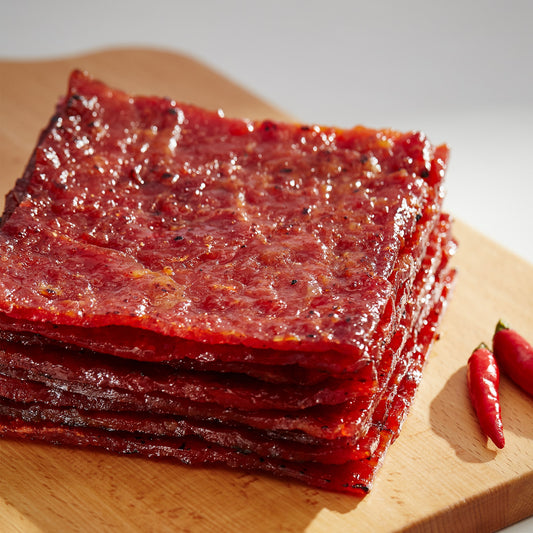 BBQ Spicy Pork Bakkwa 500g By Hup Chong - Chop Hup Chong