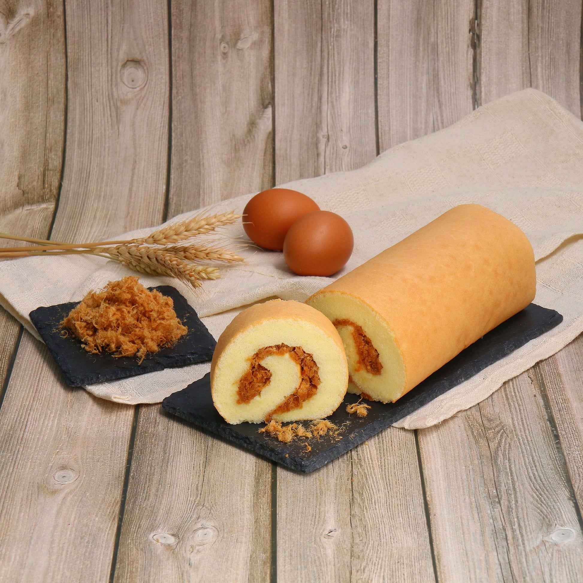 Yobake Premium Pork Floss Swissroll By Food Yo - Chop Hup Chong